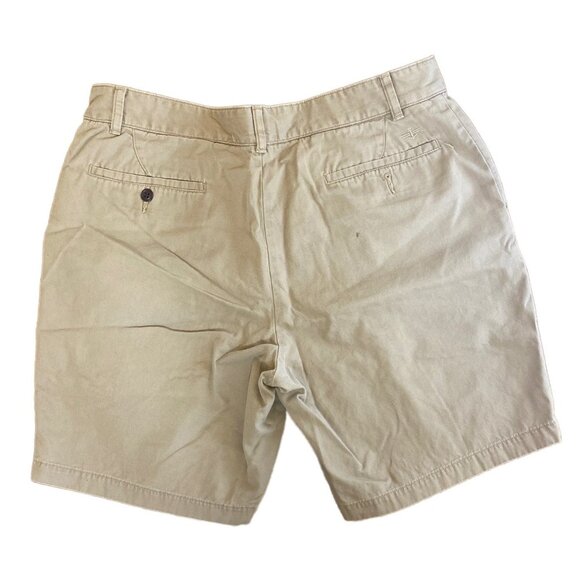 Dockers Khaki Diem Mens Cotton Shorts Size 36 Beige Casual Classic Fit Lightweig - Picture 3 of 6